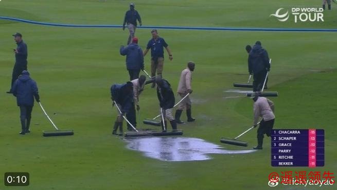 登喜路锦标赛第三日遭遇恶劣天气 缩短为54洞